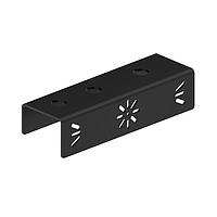 Banner Engineering SSA-MBK-EEC6 ຂາຍຂອງການຕິດຕັ້ງ E-STOP Mounting Hub Bracket; ມຸມຂວາ; ແຜ່ນຫນ້າຂະຫນາດຍາວ; ຮູ 30 mm ສາມອັນ; ສີດຳ; ຮູປະແບບຮູປ່ຽນແປງ