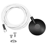 Desco 19654 ສິນຄ້າຄວບຄຸມປ້ອງກັນການລົງສະຕາຕິກ ສາຍຕິດຕາມແຜ່ນທີ່ທຳອິດ, ສີຂາວ, 6 ຟຸດ