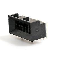 Molex 44428-1001 ຕູ້ຄຸ້ມກັນ R.A. RECPT 10P ມີກິ່ງກັບແບບ snap-in