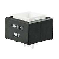 NKK Switches UB01KW035D ຕົວຊີ້ວັດຕົວຕິດຕັ້ງ Panel / ຕົວຊີ້ວັດສະຫນອງ Switch ແບບສີ່ແຂນ ແສງ LED ສີເຫຼືອງ PC TERM BODY ONLY