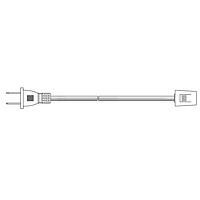 Qualtek Electronics 07100-SPO24 ສາຍສະເຕຣດ 24" STRAIGHT PLUG SPT-1
