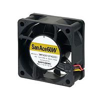 Sanyo Denki 9WPA0612P4G201 ພັນລະຫັດ Axial Axial Fan, 60x60x25mm, 12VDC, Splash/Dust Proof, -40 Degree C, Tach/PWM, IP68
