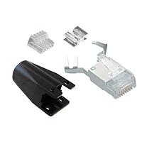 Stewart Connector SS-39200-093 ປລັກມອດູ່ລ IP20 Modular Plug Cat6a 8P 8C Shielded .056"-.062" Conductors .315"-.335" Overall OD