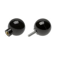 Davies Molding 0035CL ປຸ່ມຄວບຄຸມ & ປຸ່ມກົງວົງ Thermoset Ball Knobs