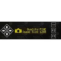 Matrix Orbital BLK202A-BK-USB-IY PC Bay Inserts, LCD Characters 20x2 ຂໍ້ຄວາມສີເຫຼືອງ ຂໍ້ຄວາມສີດຳ B/G Key ມີ Black Bkt