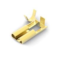 AMP Connectors - TE Connectivity 154897-1 ທາບ .375 FLAG FASTON RECPT.