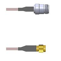 Amphenol Custom Cable Q-2403F000H024i ສາຍສັນຍານ RF N-SJ/SMA-SP G142 24I