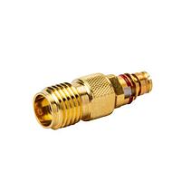 HUBER+SUHNER 31_SMPSL-SK-50-1C ຕົວແປ RF - ຕົວແປລະຫວ່າງຊີຣີສ Adaptor ລອກຕົວເອງ SMP jack (ຍິງ) ເປັນ SK (2.92mm) jack (ຍິງ)