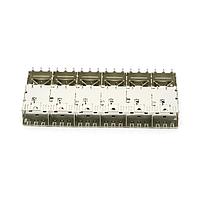 AMP Connectors - TE Connectivity 2110957-2 ກະຕ່າງປະກອບ SFP 1X6 CAGE ASSY PRESS FIT