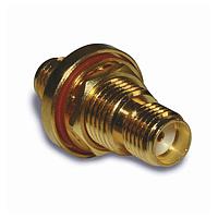 Amphenol RF 132170-10 ຕົວແປ RF - ໃນຊຸດ SMA BULKHEAD ADAPTER
