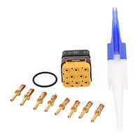 DEUTSCH - TE Connectivity DMC-M 08-16 PNE ຕູ້ຕໍ່ສັນ MIL Spec ແບບສີ່ຫມົດ DMC MOD P 8C 8#16 N WC E