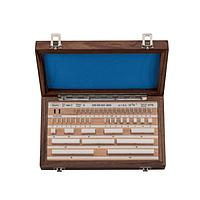 Mahr 4800088DKS Rectangular Gage Block Set ເຮັດດ້ວຍເຊລາມິກ (tolerance class K, 404 C)