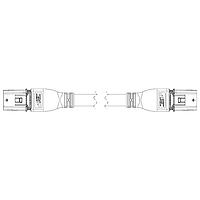 Anderson Power Products 2047KK2-BK ຕົວເຊື່ອມ SDG T-LATCH PLUG DBL END 2M 25A
