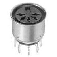 Adam Tech DJN-008-B ຕົວເຊື່ອມ 8P BARREL STRT PCB PCB PIN TERMINATION