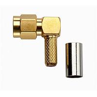 Pomona Electronics 72960 ຕົວເຊື່ອມ SMA PLUG R/A CRIMP, RG142, 400