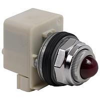 SCHNEIDER 9001KP1R6 ໄຟສະແດງ Pilot Light PILOTLIGHT 120VAC 30MM TYPE K