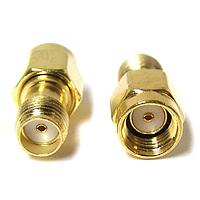 RF Solutions ADP-SMAMRP-SMAF ຕົວແປ RF - ຕົວແປຊຸດ In Series Adapter SMA Male ກັບກັນຂ້າມຂອງຂະໜາດ SMA Female
