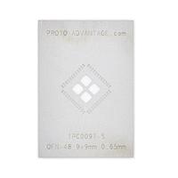 Chip Quik IPC0097-S ປຸ່ມຊ່ອງແລະຕົວແປງ QFN-48 ແບບແຜ່ນເຫຼັ້ມເຫຼືອງສແຕນເລດ