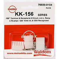 Molex 76650-0104 ຊຸດຕໍ່ຕ່າງ KK-156 Connector Kit Rec no rmp term 6Ckt
