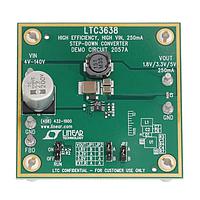 Analog Devices DC2057A ບົດທົດສອບຕົວຄວບຄຸມແຮງດັບໄຟຟ້າ - ຕົວຄວບຄຸມແຮງດັບໄຟຟ້າປ່ຽນສະຖານະ LTC3638 - ອິນພຸດ 4V ຫາ 140V