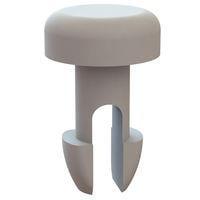 Essentra Components 27PIF0110 ອຸປະກອນກົດເຂົ້າ Push-In, ຮູ .090, ຄວາມຫນາແຜ່ນ .140
