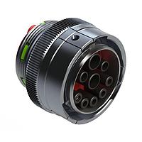 Amphenol SINE Systems AHDBM06-24-91SN ປະຕູຂາຍຂະໜາດ 24, ຕຳແໜ່ງ 9 ປລັກ ISOBUS, ປຸ່ມ, ການປິດປົກປ້ອງທົ່ວໄປ, ຕົວແປງການດັບກວ້າງ (WTA), ຕົວດຳແນກ