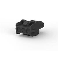 AMP Connectors - TE Connectivity 1-480701-9 ຮູງຮັບ Receptacle CAP HSG 3P BLK
