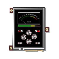 4D Systems uOLED-32028-P1 ໂມດູນຈອງຈໍ AMOLED ອັດຕະໂນມັດ ຂະໜາດ 2.32", 320x240 ພິກເຊວ ບໍ່ຕ້ອງສະແດງສະເລີຍ