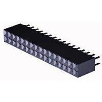 AMP Connectors - TE Connectivity 6-534206-6 ຮອບຮອງ REC 2X16P VRT T/H VERT DUAL