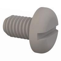 Essentra Components 50M060100N010 ພັນສລອດເດດ Pan Slotted Screw, M6 X 1 Thread, 10mm Lg