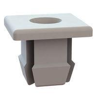 Essentra Components 60SGN01021 ກຣອມເມດ ນັດ Grommet Nut, .375x.390 ຮ່ອງ, .230 Panel Thk