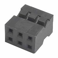 Harwin M22-3020300 ກອງຮັບສະຫນອງ Receptacle Housing 3+3 PIN DIL FEMALE HOUSING