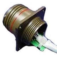 Amphenol Socapex RJFTV22G03100BTX ສາຍສັ້ນ Cat 5e RJ45 Cordset 0.3M Sq Flange Rcpt Olive