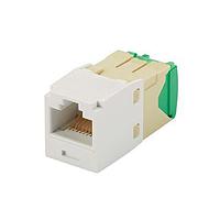 Panduit CJT688TGAW ຕູ້ຕໍ່ແບບມົດູເລີ / ຕູ້ຕໍ່ເຄືອຂ່າຍ Ethernet Mini-Com Mod Cat 6 28/30 AWG UTP