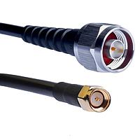 Tekbox NM-BNCM/75/RG58 ສາຍ RF (N-Male to BNC-Male, 75 cm, RG58, 4 GHZ)