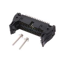 Omron Electronics XG4A-3039-A ຕົວເຊື່ອມສາຍແບບບາງ 2ຊັ້ນ RA ປລັກ 30x2P ລອງລອກ 1ຂົນສັນ