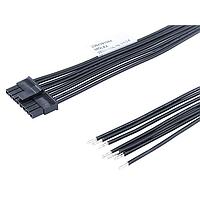 Molex 226429-1083 ສາຍສະບັບພ້ອມໃຊ້ Off-the-Shelf Micro-Fit 3.0 ຜູ້ຍິງ-ເປັນ Pigtail OTS Cable ASSY 1 ແຖວ 300mm ບ້ານດິນ 8 CKT ສີດໍາ