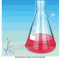 SciLab SL.Fla2416 (ການປ່ຽນແປງຂະໜາດ: ສໍາລັບສະຫນາມດັບລະດັບກາງ) Flask, Filtering, Bottom Outlet Type, 5000ml