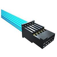 Samtec SFSDT-07-28-G-50.00-SR ການປະກອບສາຍສະແດງຮູບສັກສະຕິ 0.50" Tiger Eye Double Row Discrete Wire Cable Assembly, Teflon Fluoropolymer Wire, Socket