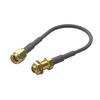 Wurth Elektronik 65504010315301 ການປະກອບສາຍ RF WR-CXASY RPSMA St Pl RPSMA Bulkhead Jack