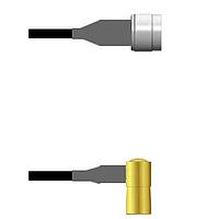 Amphenol Custom Cable Q-2I03S0003024i ສາຍສະບັບ RF N-SP/SMB-RP G174 24I