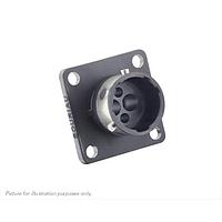 Eaton Souriau-Sunbank UTGX0102W2P ຮອບຮອງຮູບສີ່ແຂນຮອບຮອງ, ບໍ່ມີພາກຫຼັງ, ສໍາລັບຕິດຕໍ່ຜູ້ຊາຍ 4 ຕົວ, IP68/69K
