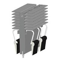 Wakefield Thermal OMNI-UNI-30-75-D ອົງປະກອນ omniKlip Heat Sink ສໍາລັບ TO-247, TO-264, TO-220, ກວ້າງ 30mm, ຍາວ 75mm, ທີ່ມີດ້ານຄູ່