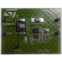 STMicroelectronics STEVAL-ISA144V1 ຕົວຄວບຄຸມແຮງດັບໄຟຟ້າ - ຕົວຄວບຄຸມແຮງດັບໄຟຟ້າປ່ຽນສະຖານະ 1.5 A ບອດສະແດງການຄວບຄຸມແຮງດັບໄຟຟ້າປ່ຽນສະຖານະລົງຕາມ L5983