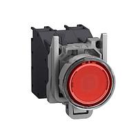 SCHNEIDER XB4BP483BM5GEX Flush Haz Loc - Ill PB ແດງ ມີບູດ 24 240V