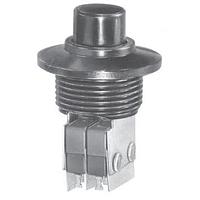 OTTO P4-323121 ອຸປະກອນກະທົບຊ່ວຍຊົ່ວຄາວ Turret DPDT 6 Term ສີດຳ