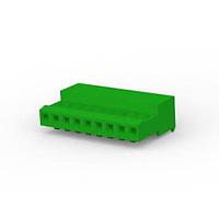 AMP Connectors - TE Connectivity 3-640443-9 ຮູງຮັບ Receptacle 09P C/E 28AWG ບໍ່ມີ TAB ມີແຖວສີຂຽວ