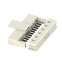 KYOCERA AVX 249159006122196 ປຸ່ມຕິດສອກກັບ IDC Sockt 6Way 22AWG 5A 125V Wire Stop