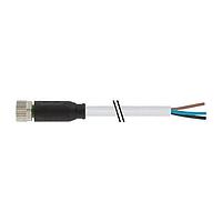 Murrelektronik 7000-08041-2100500 ຕົວເຊື່ອມ M8 ຍິງ 0 ມີສາຍສັບ, PVC 3x0.25 gy UL/CSA 5m