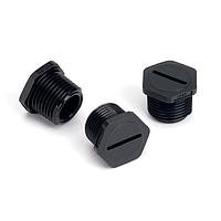 Heyco 3545B ປຸ່ມສະຫນອງກັບກັນ 3/8 NPT ປຸ່ມສະຫນອງກັບກັນສີດຳ